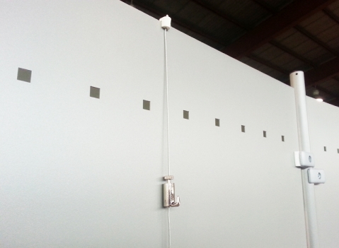 Composizione su ruote Expo dettaglio delle lamiere punzonate