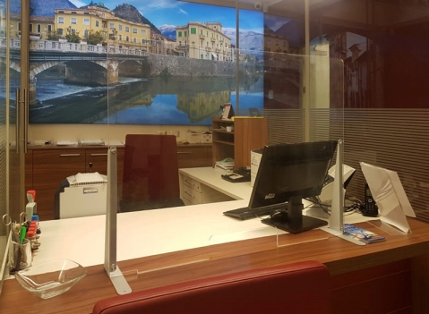 Schermi divisori ONDESK FRONT OFFICE