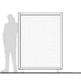 Pannello espositivo ALA lastra alveolare - cm 150x180h.MD - Pannello espositivo ALA lastra alveolare - cm 150x180h.MD