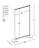 Pannello espositivo ALA lastra in policarbonato trasparente.MD   - Pannello espositivo ALA lastra in policarbonato trasparente.MD  
