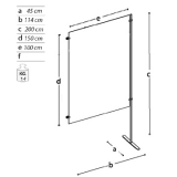 Pannello espositivo EXPO'  MD-EX10D1 - Pannello espositivo EXPO'  MD-EX10D1