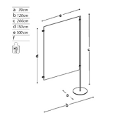 Pannello espositivo EXPO'  MD-EX10MT1 - Pannello espositivo EXPO'  MD-EX10MT1