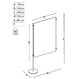 Pannello espositivo EXPO'  MD-EXLAT1 - Pannello espositivo EXPO'  MD-EXLAT1