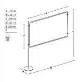 Pannello espositivo MD-EXSP20T1 - Pannello espositivo MD-EXSP20T1