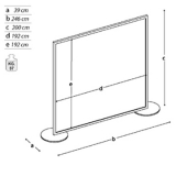 Pannello espositivo MACRO "alveolare" - cm 200x200h.MD  - Pannello espositivo MACRO 