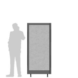 Divisorio espositivo  XILOX "feltro" - cm 80x180h - Divisorio espositivo  XILOX 