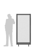 Divisorio espositivo  XILOX "laminato" - cm 80x180h - Divisorio espositivo  XILOX 