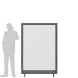 Divisorio espositivo  XILOX "laminato" - cm120x180h - Divisorio espositivo  XILOX 