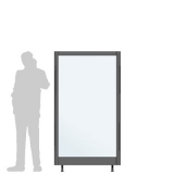 Divisorio espositivo  XILOX "vetroplastico" - cm 100x180h - Divisorio espositivo  XILOX 