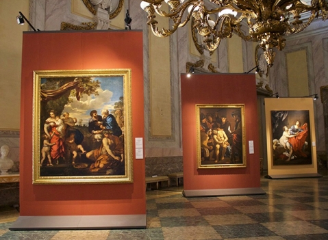 Parete espositiva autoportante modulare e bifacciale per pinacoteche e gallerie d'arte della LINEA OSTENDO