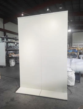 Parete espositiva autoportante modulare e bifacciale per pinacoteche e gallerie d'arte della LINEA OSTENDO foto produzione