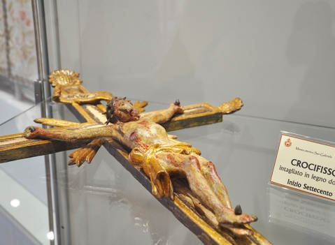 Vetrine espositive per musei ecclesistici della linea Argurion Museo S.Gabriele