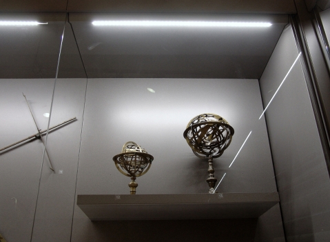 Vetrina espositiva per musei della linea Theca