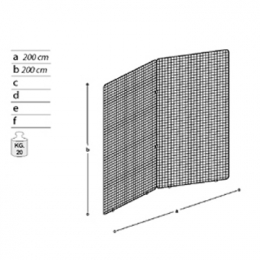 Griglia espositiva linea GRID n.2 griglie espositive metalliche".