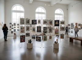 Griglia espositiva linea GRID n.3 griglie espositive metalliche".