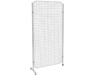 Griglia espositiva su ruote GRID